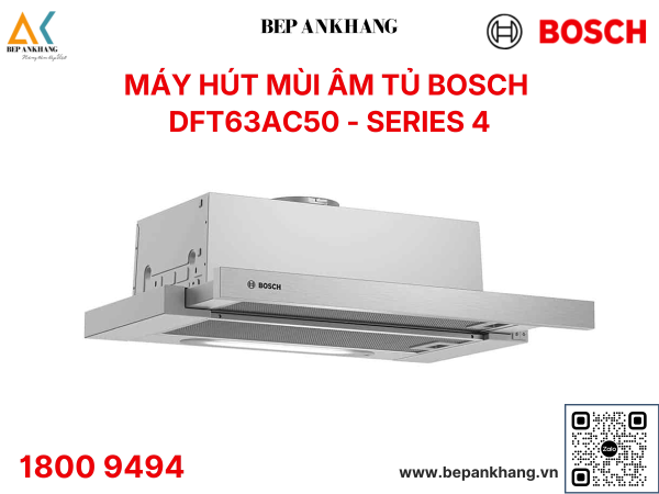 Máy hút mùi âm tủ Bosch serie 4 DFT63AC50 - Made in Poland